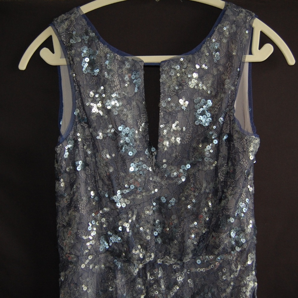 Hana keyhole sparkle gown